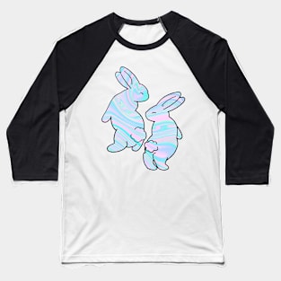 Twin Bunnies Baseball T-Shirt